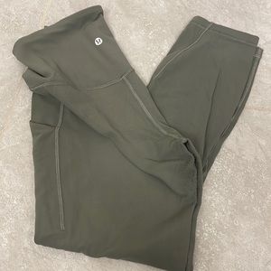 Sage green lululemon leggings
